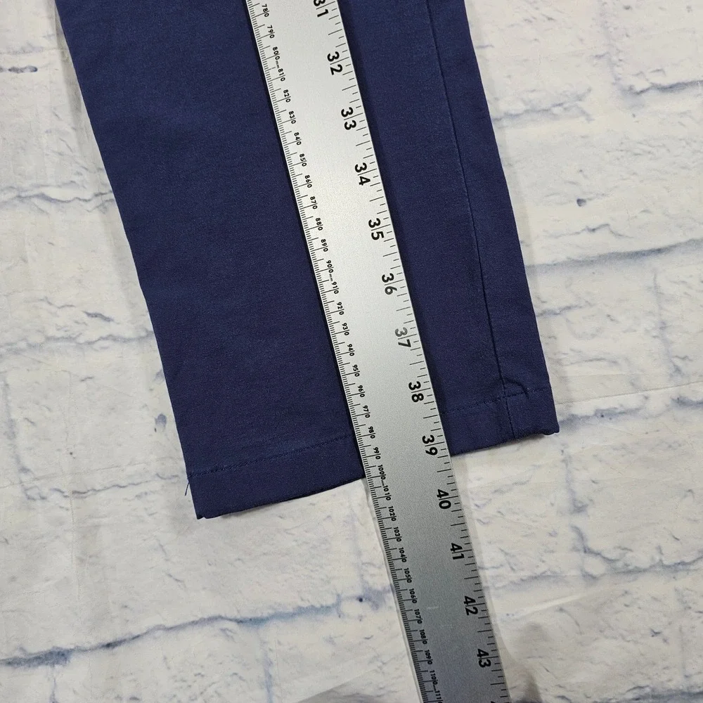 Vineyard Vines Performance Pants Men 30x32 Navy Blue Stretch Chino Golf Trousers